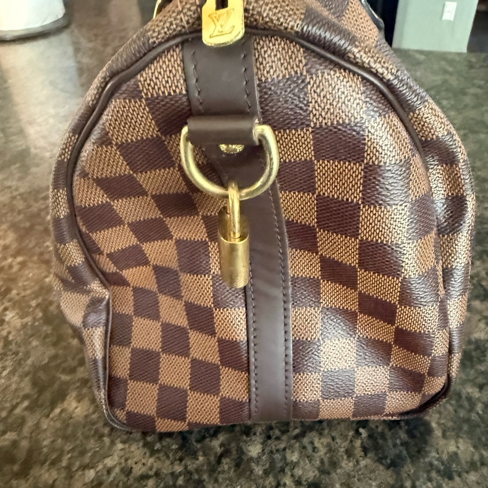 Louis Vuitton Brown Checkered Satchel - Picture 10 of 10